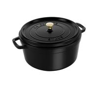 Staub La Cocotte 30 cm, Rond(e), Noir, Fonte