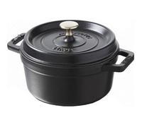 STAUB Cocotte ronde noir diam 28