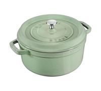 Cocotte 28 cm, Rond(e), Sauge, Fonte