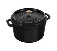 STAUB Cocotte ronde Staub modèle haut 4.8 L Noir mat