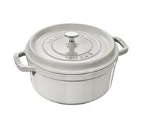 STAUB Cocotte Ronde Truffe Blanche, Taille - 24 cm