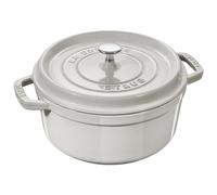 STAUB Cocotte Ronde Truffe Blanche, Taille - 26 cm
