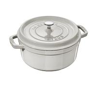 STAUB Cocotte Ronde Truffe Blanche, Taille - 28 cm