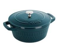 Staub Cocotte ronde 24 cm – 3,8 L – Majolique La Mer – Tous feux (induction)