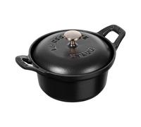 STAUB Cocotte ronde Vintage La Coquette 0.5 L Noir
