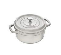 STAUB - COCOTTE Truffe Blanche en Fonte avec Picots Ronde 22 CM