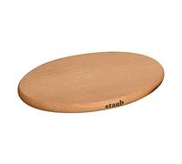 STAUB Dessous de Plat Aimanté, Ovale, Ø 29 cm, Bois Hêtre, Brown