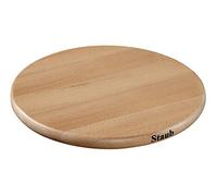 STAUB Dessous de Plat Aimanté, Rond, Ø 23 cm, Bois Hêtre