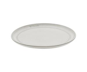 Staub Dining Line Assiette plat 22 cm, Céramique, Truffe blanche