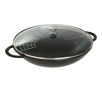 STAUB ERROR : # Wok en fonte, acier inoxydable, noir mat