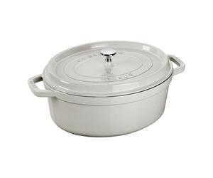 STAUB Fait-tout Staub White Truffle oval 4.2 l