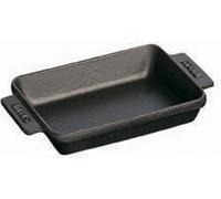 Staub Fontaine rectangulaire, fonte, noir, 15 x 11 cm