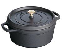 STAUB Cocotte ronde La Cocotte Staub fonte 1.7 L Noir