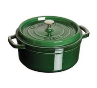 Staub Fonte - 1102485 - Cocotte - Ronde - Majolique Basilic - 24 Cm Vert