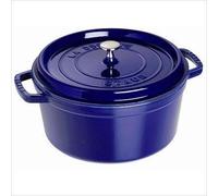 Staub Fonte - 1102891 - Cocotte - Ronde - Majolique Bleu Intense - 28 Cm