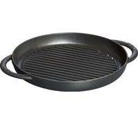Staub Grils Pure Gril 26 cm, Rond(e), Noir, Fonte