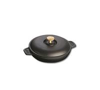 STAUB Assiette Chaude en Fonte, Ronde, Ø 20 cm, 0,75 L, Noir Mat