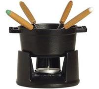 Staub Fonte 1400423 Service à Fondue Chocolat Noir Mat 10 cm Noir G