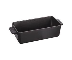 Staub Formes spéciales 23 x 12 cm, Moule à cake, Noir mat