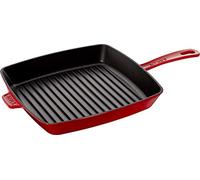 STAUB Gril Américain en Fonte, Carré, 30 x 30 cm, Cerise