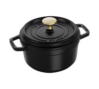 Staub La Cocotte 16 cm, Rond(e), Noir mat, Fonte