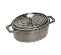 Staub La Cocotte Cocotte 15 cm, Ovale, Gris graphite, Fonte