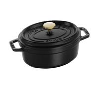 Staub La Cocotte Cocotte 15 cm, Ovale, Noir mat, Fonte