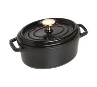 Staub La Cocotte Cocotte 17 cm, Ovale, Noir mat, Fonte