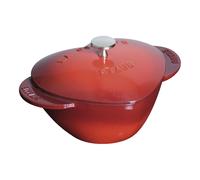 Staub La Cocotte Cocotte 20 cm, Coeur, Cerise, Fonte