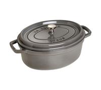 Staub La Cocotte Cocotte 29 cm, Ovale, Gris graphite, Fonte