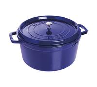 Staub La Cocotte 30 cm, Rond(e), Bleu intense, Fonte