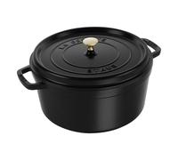 Staub La Cocotte Cocotte 30 cm, Rond(e), Noir mat, Fonte