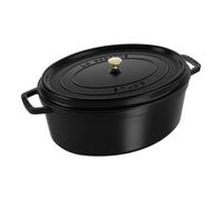 Staub La Cocotte Cocotte 33 cm, Ovale, Noir mat, Fonte