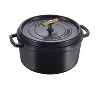 Staub La Cocotte Cocotte Buster+Punch 28 cm, Rond(e), Noir mat, Fonte
