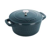 Staub La Cocotte Cocotte twister 24 cm, Rond(e), La Mer, Fonte