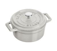 Staub La Cocotte Mini Cocotte 10 cm, Rond(e), Truffe blanche, Fonte