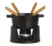 Staub La fondue Service à fondue 10 cm, Noir mat