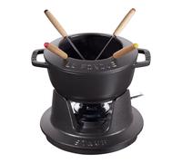 Staub La fondue Service à fondue 16 cm, Noir mat