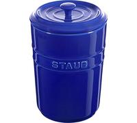Staub Lot de 2 boîtes de Conservation en céramique Bleu foncé 1,5 l