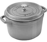 Staub Marmite ronde en fonte - 4,8 ltr, graphite