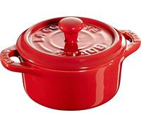 Staub Ceramique Mini Cocotte 10 cm, Rond(e), Cerise, Céramique