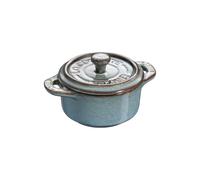 Staub Ceramique Mini Cocotte 10 cm, Rond(e), Turquoise antique, Céramique