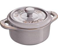 Staub mini cocotte ronde 200 ml gris antique 405119980
