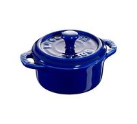 Staub - Mini Cocotte Ronde Céramique Bleu Ø10 Cm - Bleu