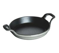 STAUB Mini Plat Empilable en Fonte, Rond, Ø 12 cm, 0,25 L, Gris Graphite