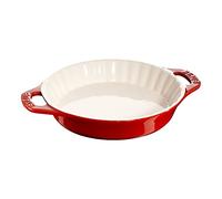 STAUB Plat à tarte 24 cm cerise céramique