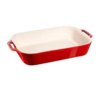 STAUB Plat de cuisson rectangulaire Staub 34 x 24 cm rouge