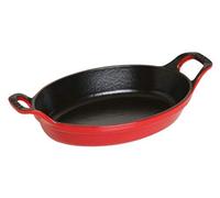 Staub Fonte - 1302106 - Plat Empilable - Ovale - Cerise - 21 cm