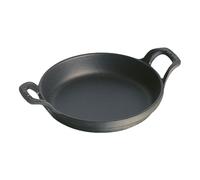 Staub Plats en fonte 12 cm, Assiette chaude, Noir mat