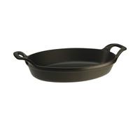 Staub Plats en fonte 24 cm, Assiette chaude, Noir mat